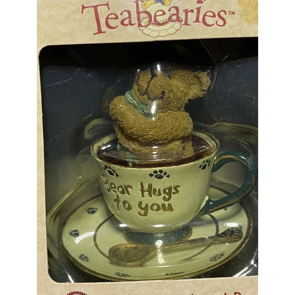 TEABEARIES HUGGLES BOYDS Bears   #24314 & LUCKY  Teabearies # 23409 In Boxes